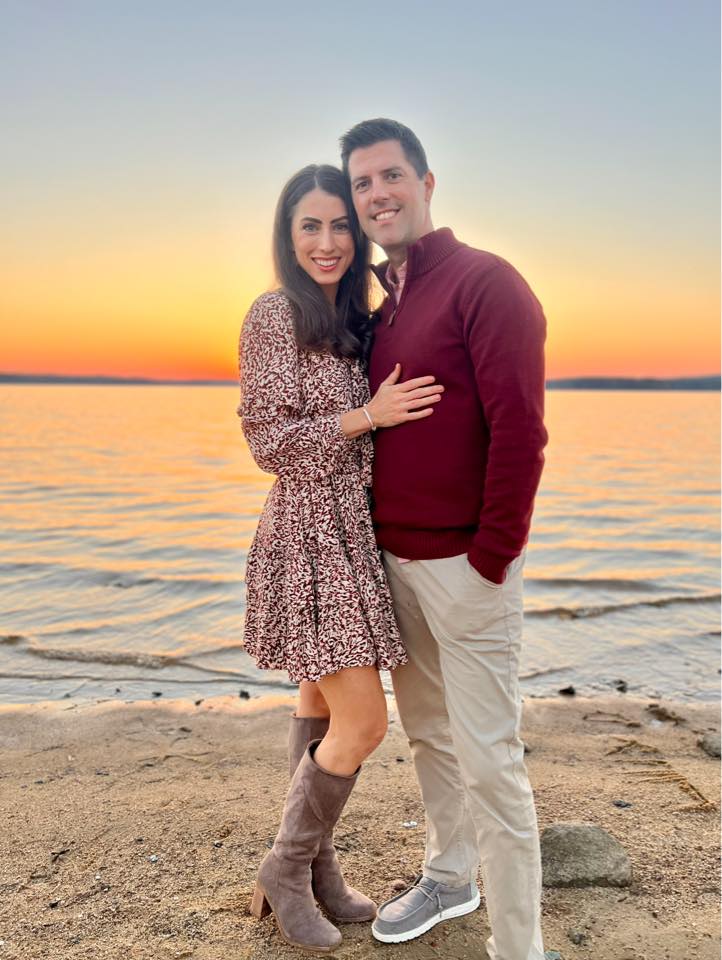 Joel and Rebekah at Jordan Lake in Apex, NC