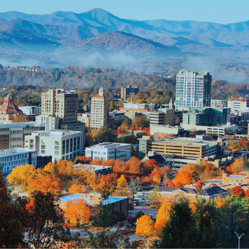 Best city in NC - Asheville