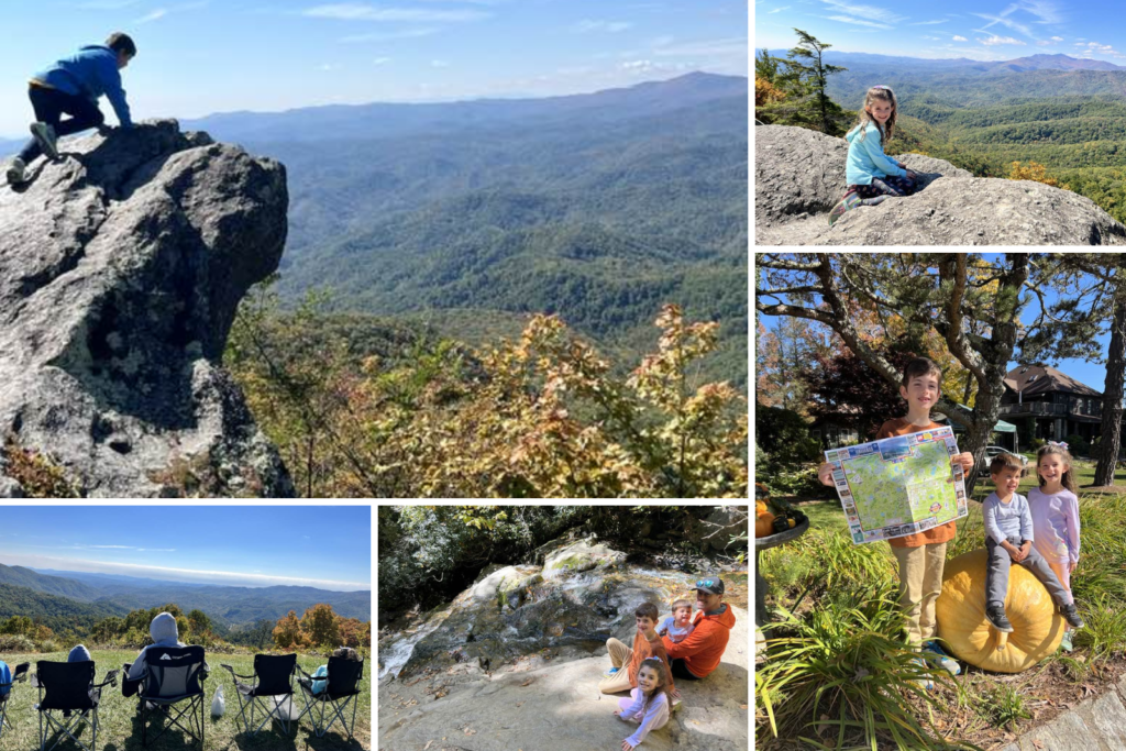 Doiron Family Exploring Blowing Rock, NC