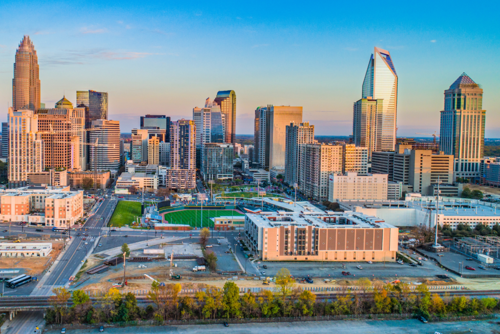 North Carolina Piedmont, Charlotte, NC Skyline