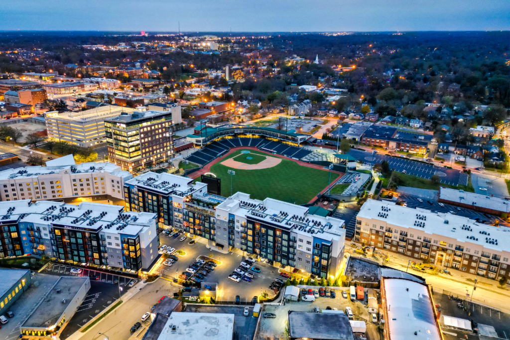 North Carolina Piedmont, Greensboro, NC Skyline