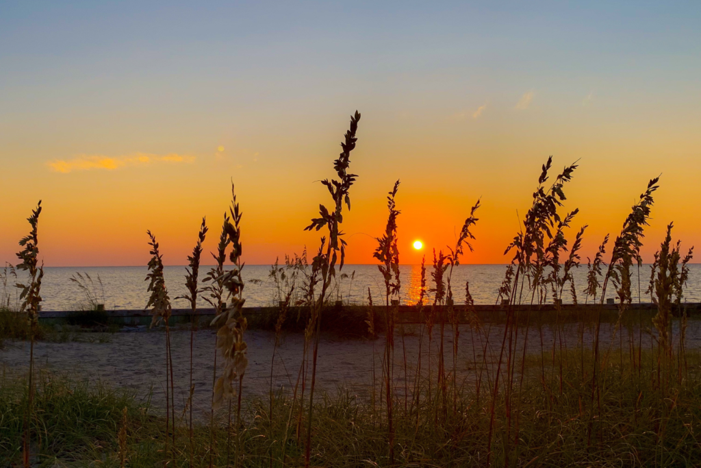 Sunset off the Coast of NC in the Outer Banks