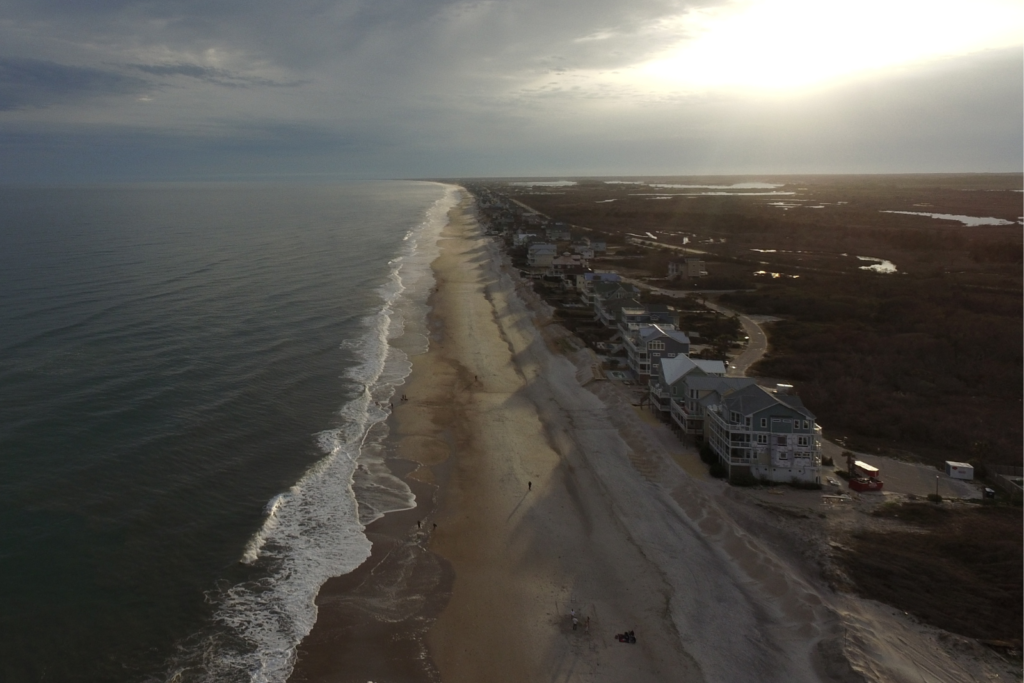 Topsail Island NC Flyover