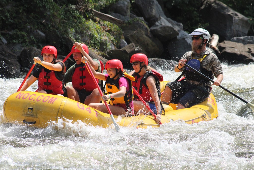 Best Water Activities in Asheville, NC - White Water Rafting the French Broad River