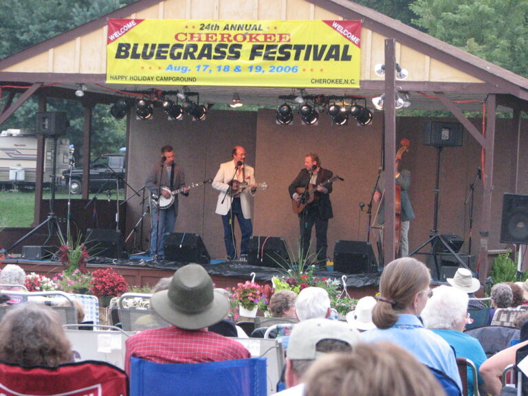 Best Events in the Great Smoky Mountain - Cherokee Bluegrass Festival