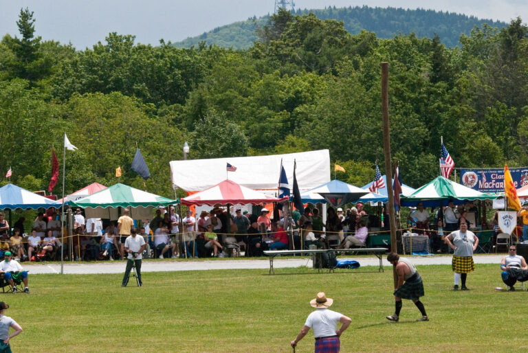 Grandfather Mountain Highland Games - Caber Toss