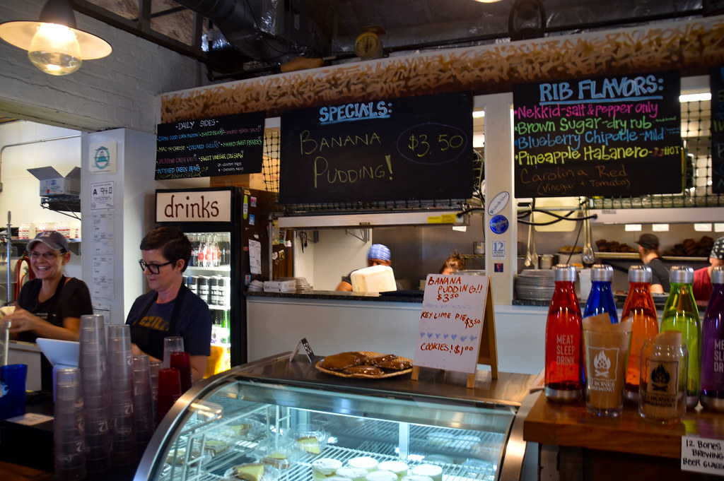 Best Lunch in Asheville NC-- 12 Bones Smokehouse Asheville (NC) July 2019