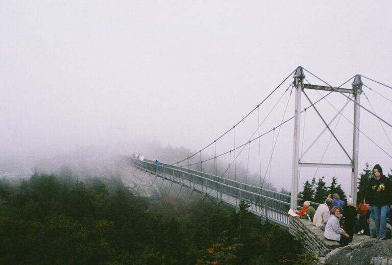 Best things to do in the High Country - The Mile High Swinging Bridge at Grandfather Mountain