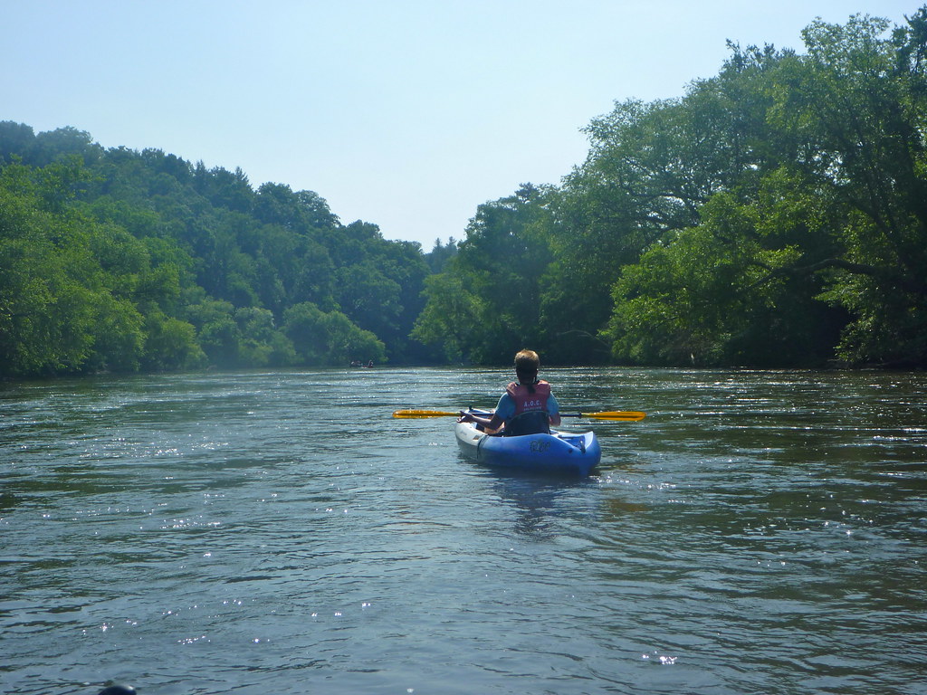 Kayaking on the French Broad River