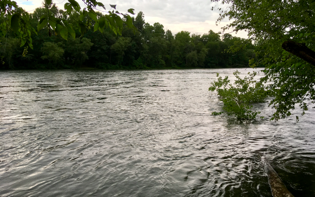 Catawba River in Catawba County