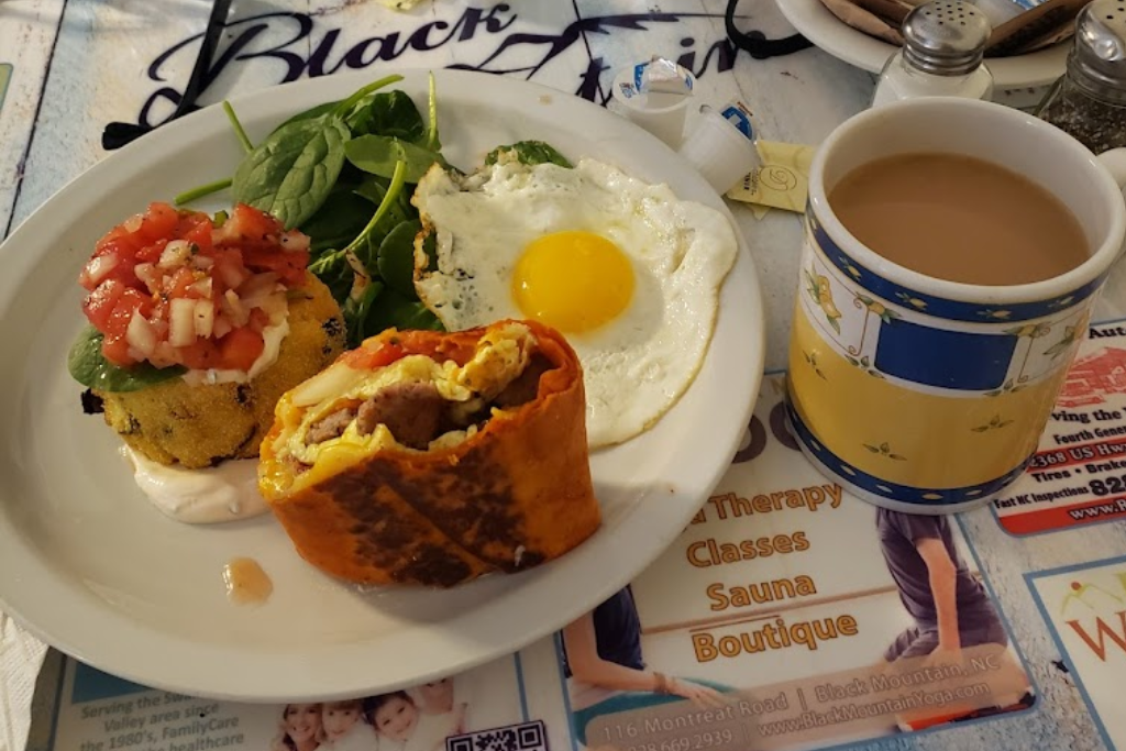 Best Brunch and Breakfast in Black Mountain NC - Louise's Kitchen Brunch Plate