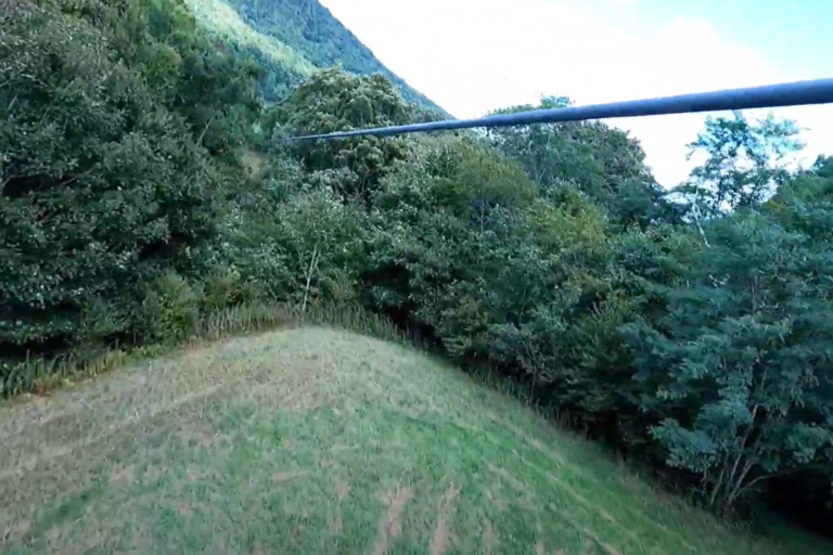 Zipline at Hawksnest in Seven Devils, NC