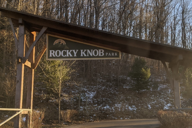 Entrance to Rocky Knob Park