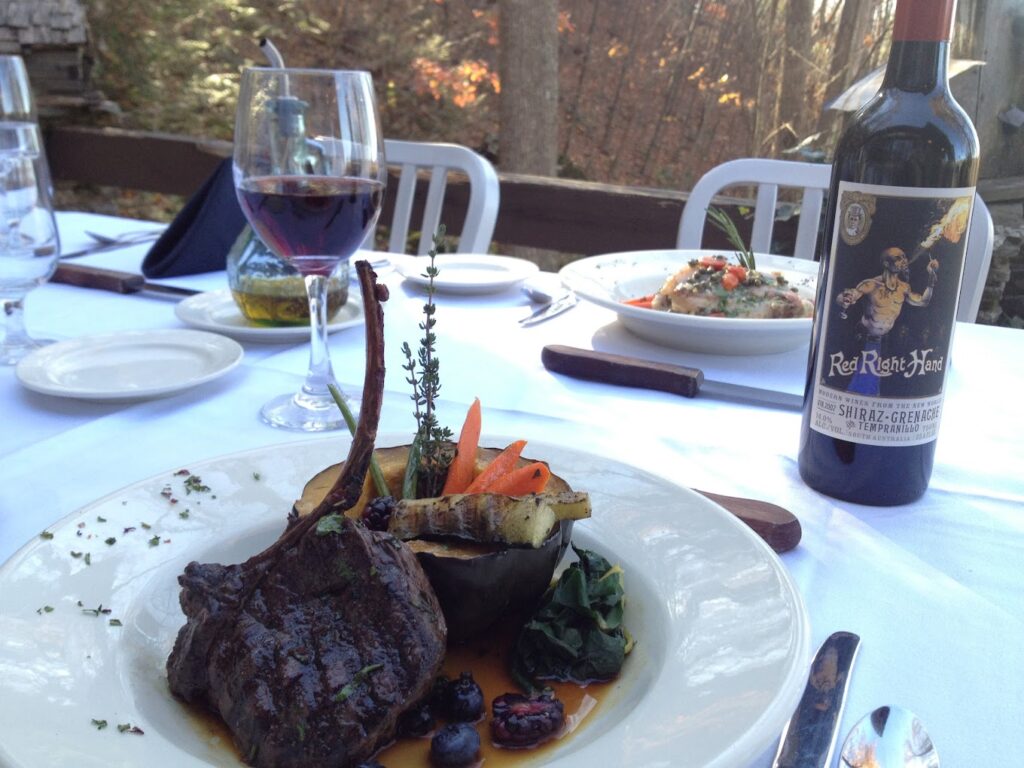 Venison Chop at Gamekeeper Restaurant