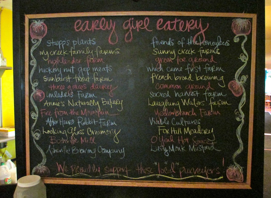 Locally-sourced goodness from Early Girl Eatery in Asheville