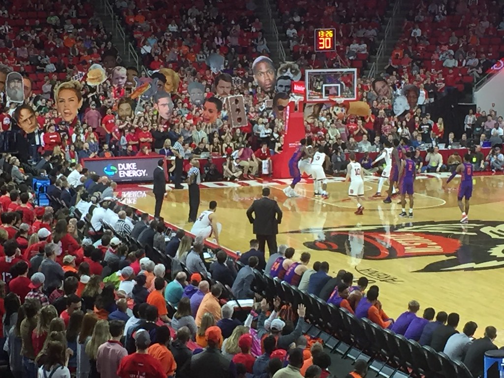 NCSU v Clemson, PNC Arena, Raleigh, NC