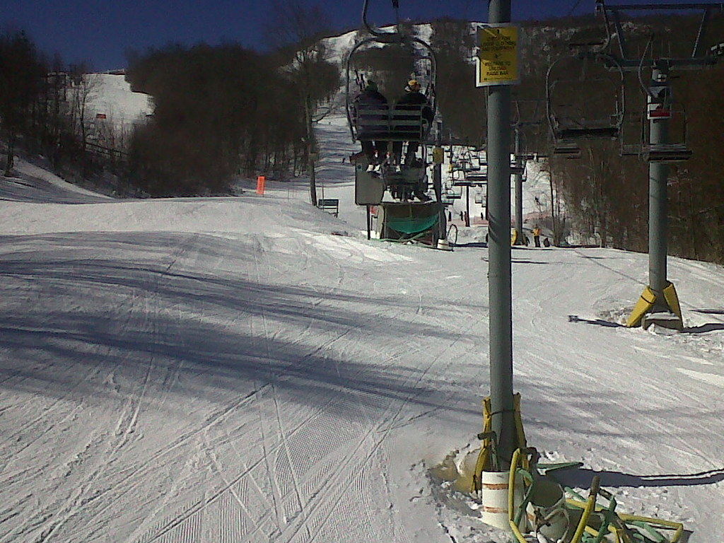 Ski Lift and Slopes at Sugar Mountain