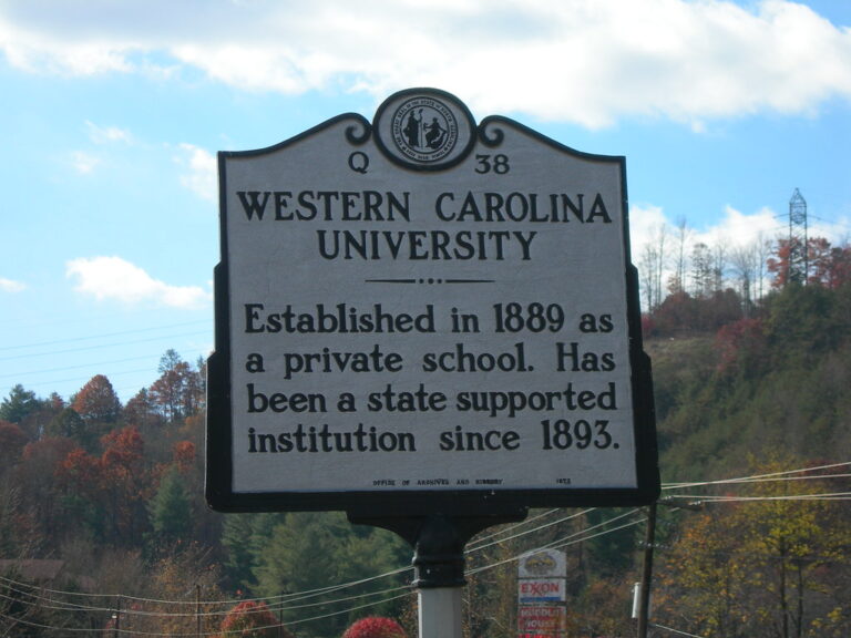 Western Carolina University Historic Marker