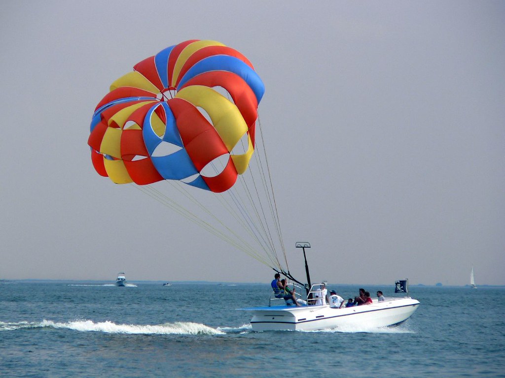 Best Water Activities on the North Carolina Coast - Parasailing