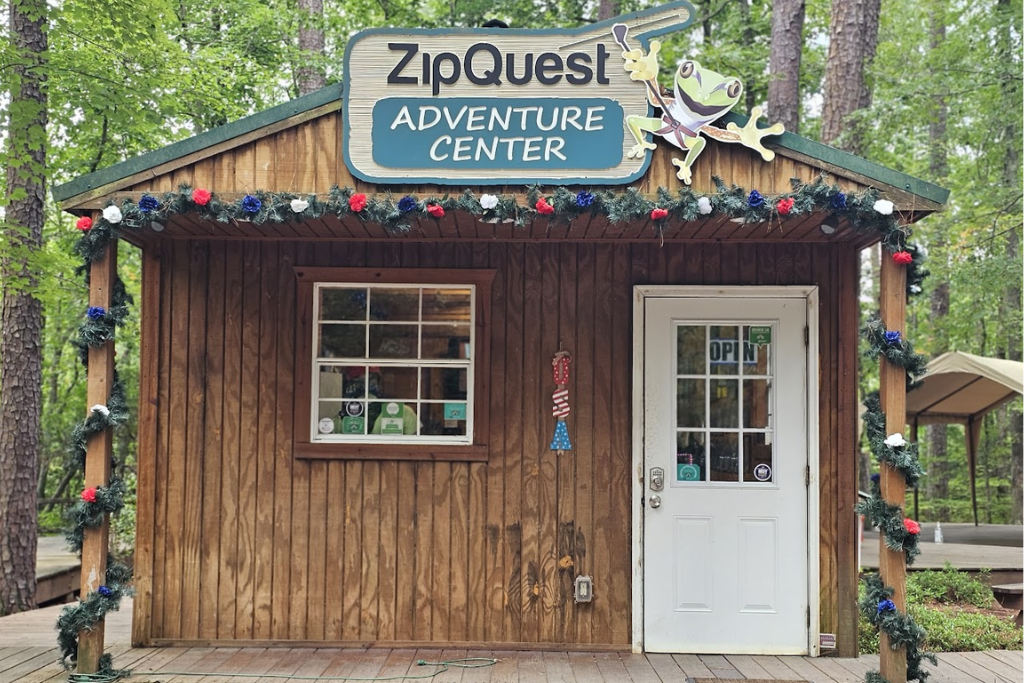 Best Adrenaline Activities In The Pinehurst and Sandhills Area - ZipQuest Waterfall & Treetop Adventure Building