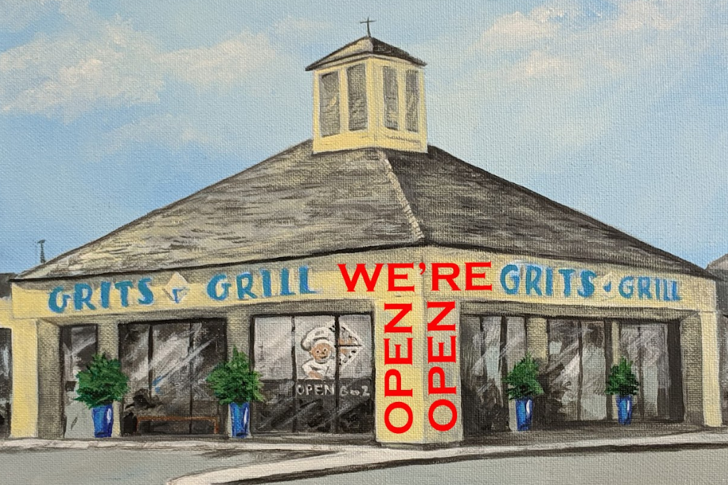 Best Brunch and Breakfast In The Outer Banks Area - Grits Grill Drawing