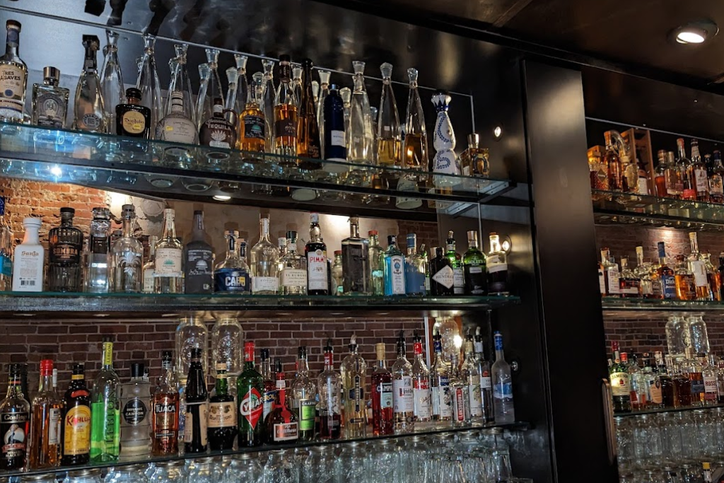 Best Cocktail Bars In The Crystal Coast Area - Arendell Room Liquor Selection