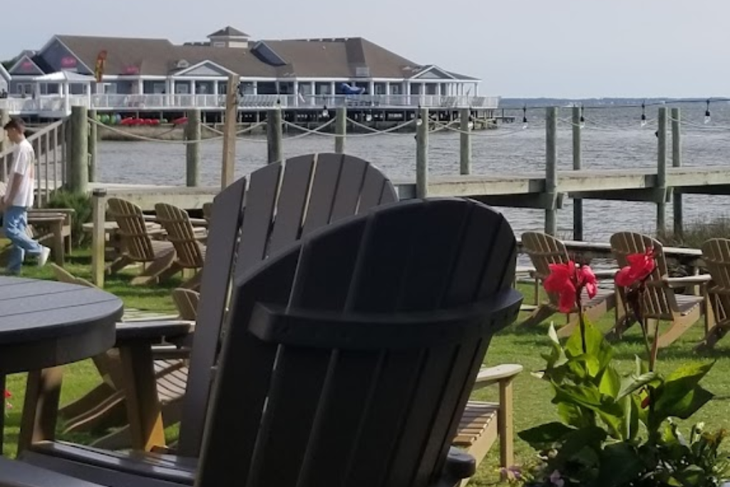 Best Cocktail Bars In The Outer Banks Area - The Blue Point Bar Exterior Water View
