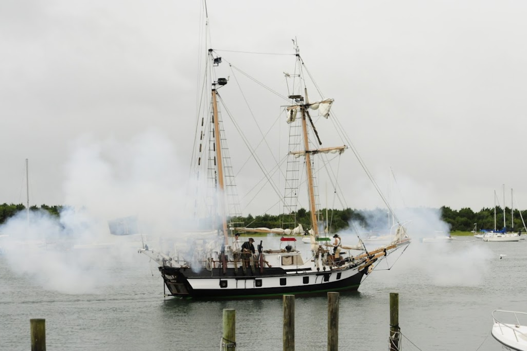 Best Events and Festivals In The Crystal Coast Area - Beaufort Pirate Invasion - Pirate Ship