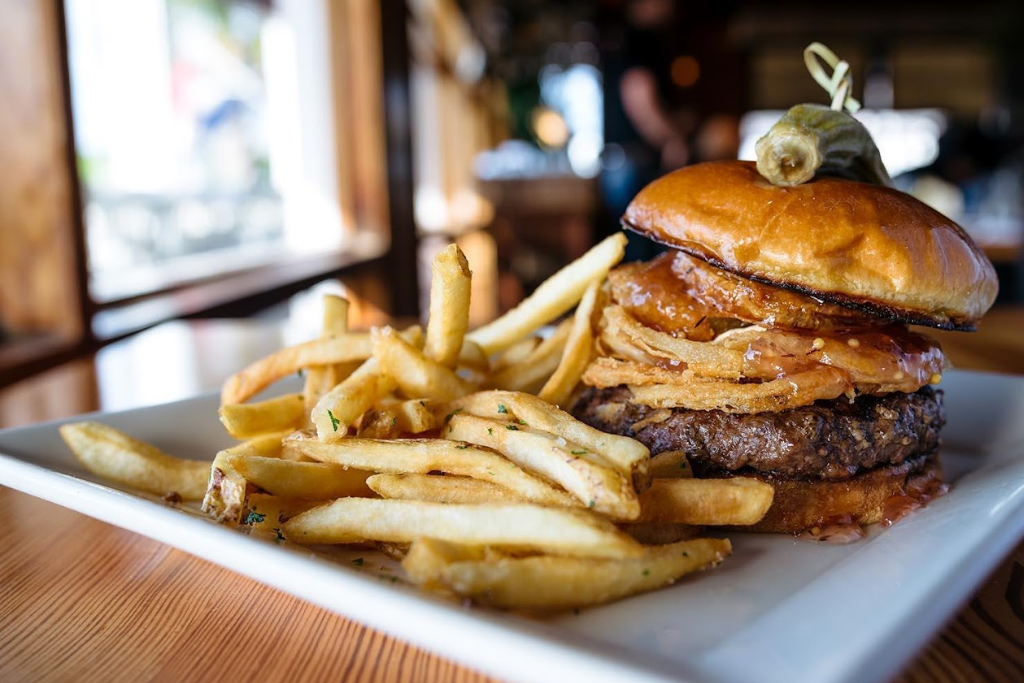 Best Lunch In The Topsail Area - Burger at Beach Shop and Grill